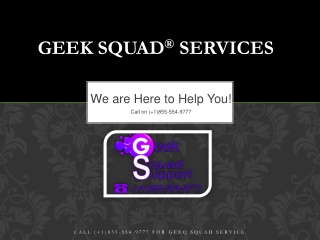 Best Buy Geek Squad Tech Support [2019] on ( 1) 855-554-9777 - We're here to Help You!