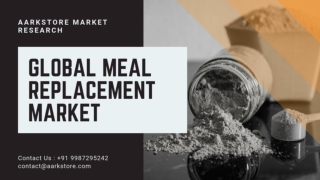 Global Meal Replacement Products Market - Growth, Trends and Forecasts 2019 - 2024