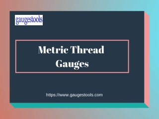 Metric Thread Gauges