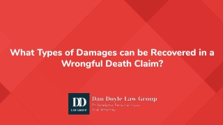 What Types of Damages can be Recovered in a Wrongful Death Claim?