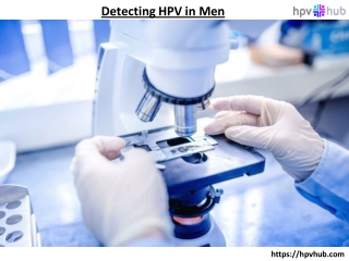 Detecting HPV in Men