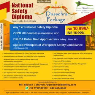 Navarathri Pooja Offer for National Safety Diploma Course in Hyderabad