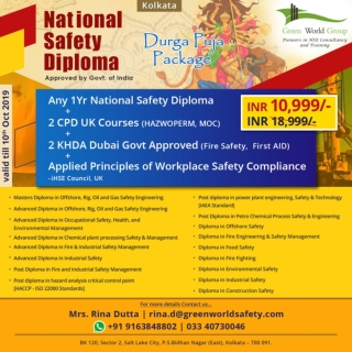 Navarathri Pooja Offer for National Safety Diploma Course in Kolkata