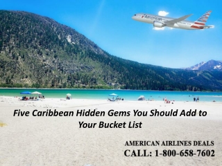 Five Caribbean Hidden Gems You Should Add to Your Bucket List