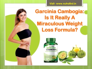 How Garcinia Cambogia Works As Best Weight Loss Pills?