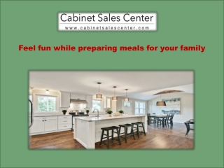 Feel fun while preparing meals for your family