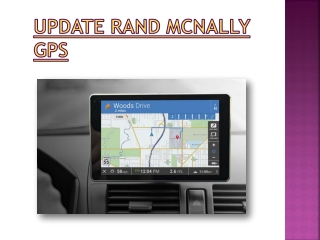 Update Rand Mcnally gps