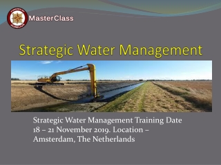 Strategic Water Management in Europe