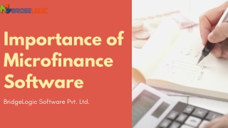 Know The Importance of Microfinance Software