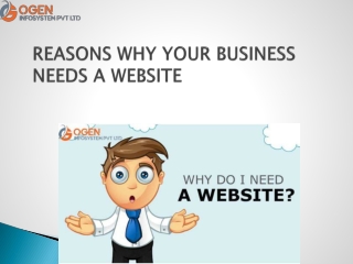 REASONS WHY YOUR BUSINESS NEEDS A WEBSITE