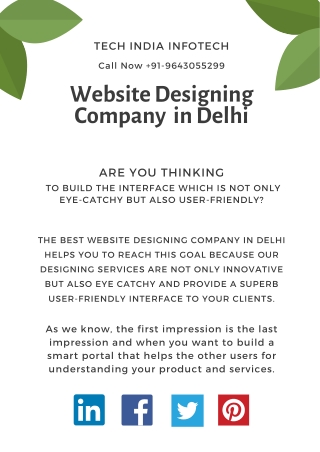 Tech India Infotech - Innovative Website Designing Company in Delhi