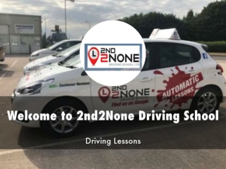 Information Presentation Of 2nd2none Driving School