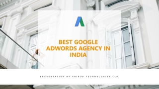 Best Google Adwords Agency in India