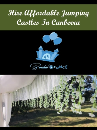 Hire Affordable Jumping Castles In Canberra