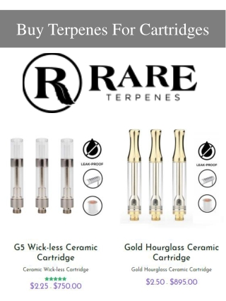 Buy Terpenes For Cartridges