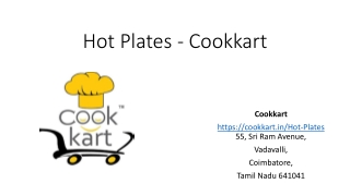 Buy Hot Plate at Cookkart