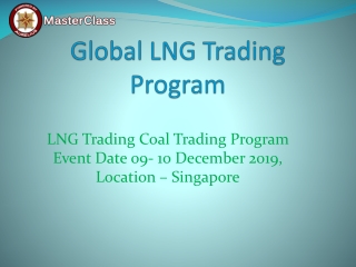 LNG Trading Training