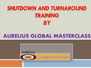 Shutdown and Turnaround Training