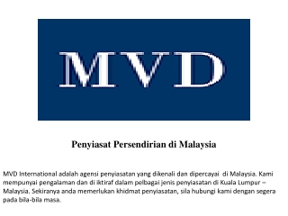 Penyiasat Persendirian di Malaysia
