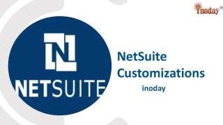 NetSuite Customization Services - inoday