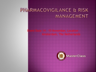 Pharmacovigilance Masterclass in europe