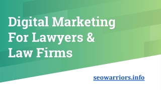 Lawyer Marketing Services