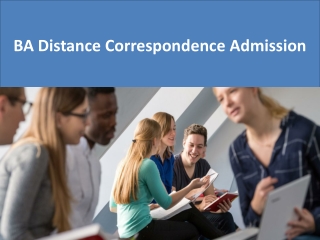 BA Distance Correspondence Admission |Fees Structures