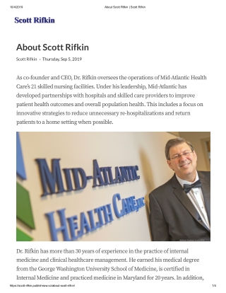 About Scott Rifkin