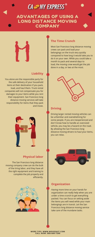 Advantages of Using A Long Distance Moving Company