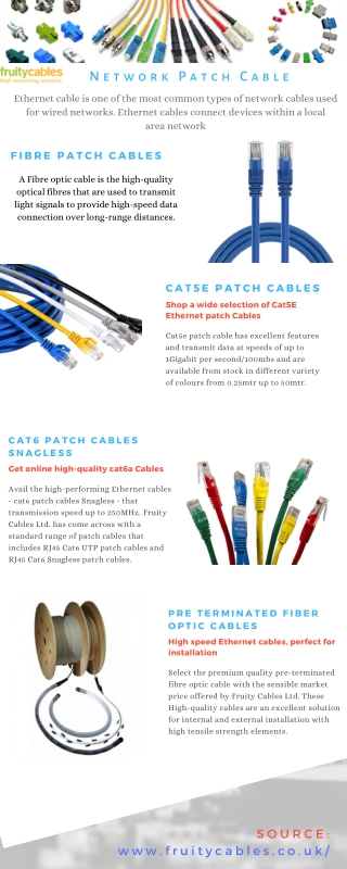 Network Patch Cables