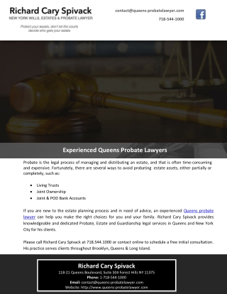 Experienced Queens Probate Lawyers