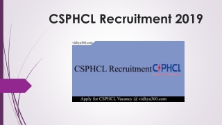 CSPHCL Recruitment 2019 - Chhattisgarh Power Holding 46 Apprentice