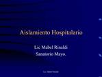 Aislamiento Hospitalario