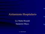 Aislamiento Hospitalario