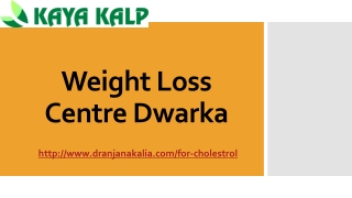 Weight Loss Centre Dwarka-Dr Anjana Kalia