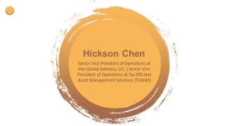 Hickson Chen From Los Angeles, California