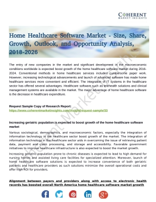 Home Healthcare Software Market – Comprehensive Evaluation Of The Market
