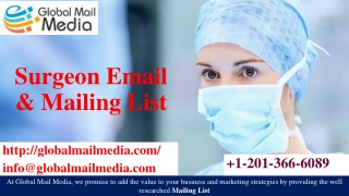 Surgeon Email & Mailing List