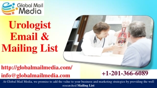 Urologist Email & Mailing List