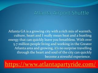 Atlanta Airport Shuttle