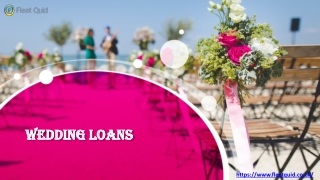 Wedding loans