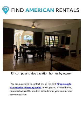 Rincon puerto rico vacation homes by owner