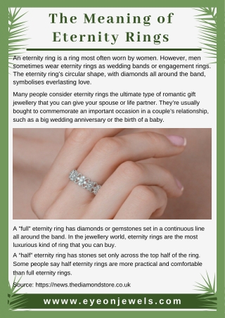 The Meaning of Eternity Rings