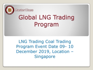 LNG Trading in House Training