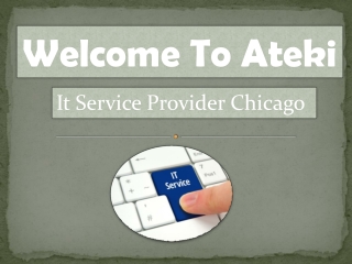 It Service Provider Chicago