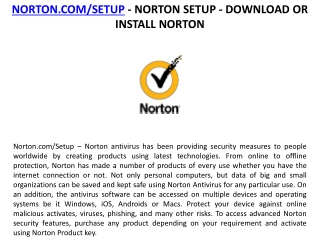 norton.com/setup