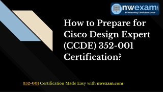 [Latest] 352-001_ Design Expert (CCDE) Certification Exam Guide & Sample Question