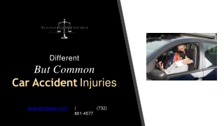 Most Common Car Accident Injuries