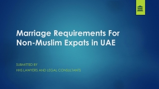 Marriage Requirements For Non-Muslim Expats in UAE