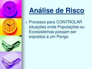 Análise de Risco